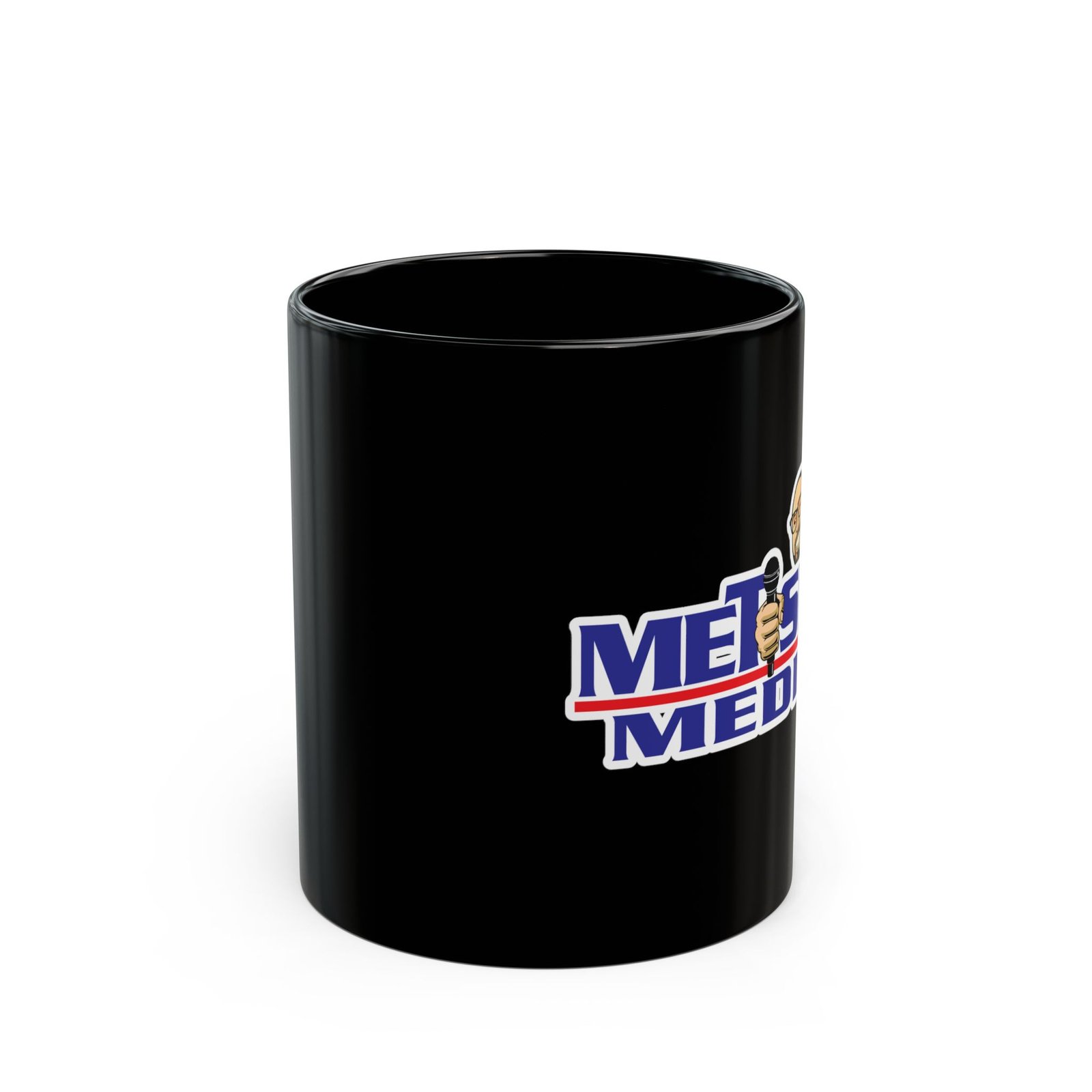 Black Mug — Meishi Media Coffee Cup (11oz)
