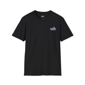Meishi Media Logo T-Shirt — Black Crewneck Tee